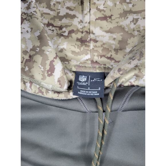 Nike Dri-Fit On Field NFL Seattle Seahawks Salute To Service Hoodie Mens Large - Picture 8 of 9